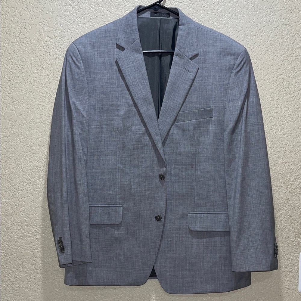 MICHAEL Michael Kors Charcoal Gray Blazer 100% Wool